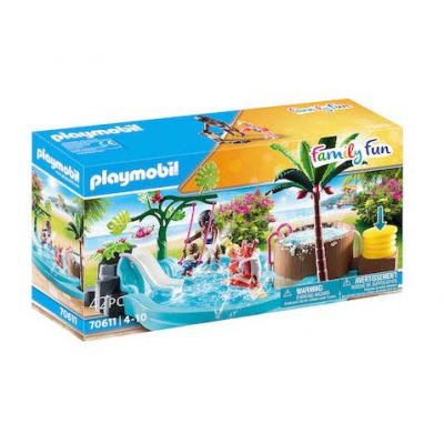 Playmobil Family Fun: Children's Pool with Slide 70611