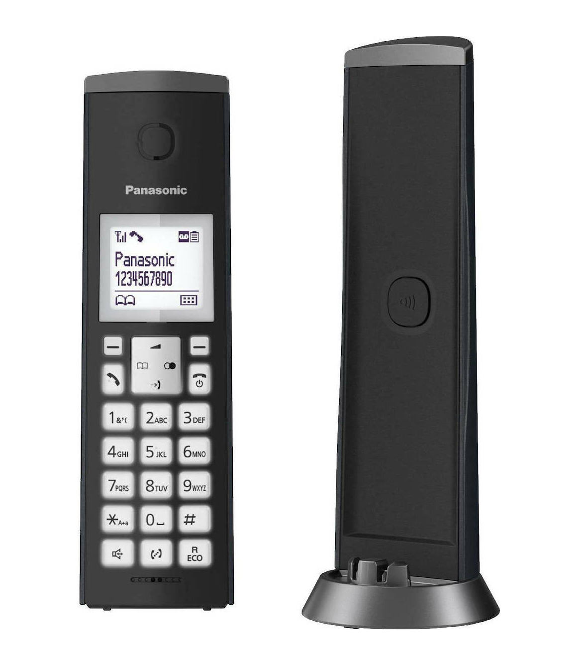 Panasonic KX-TGK220GM Ασύρματο Τηλέφωνο Matte Black