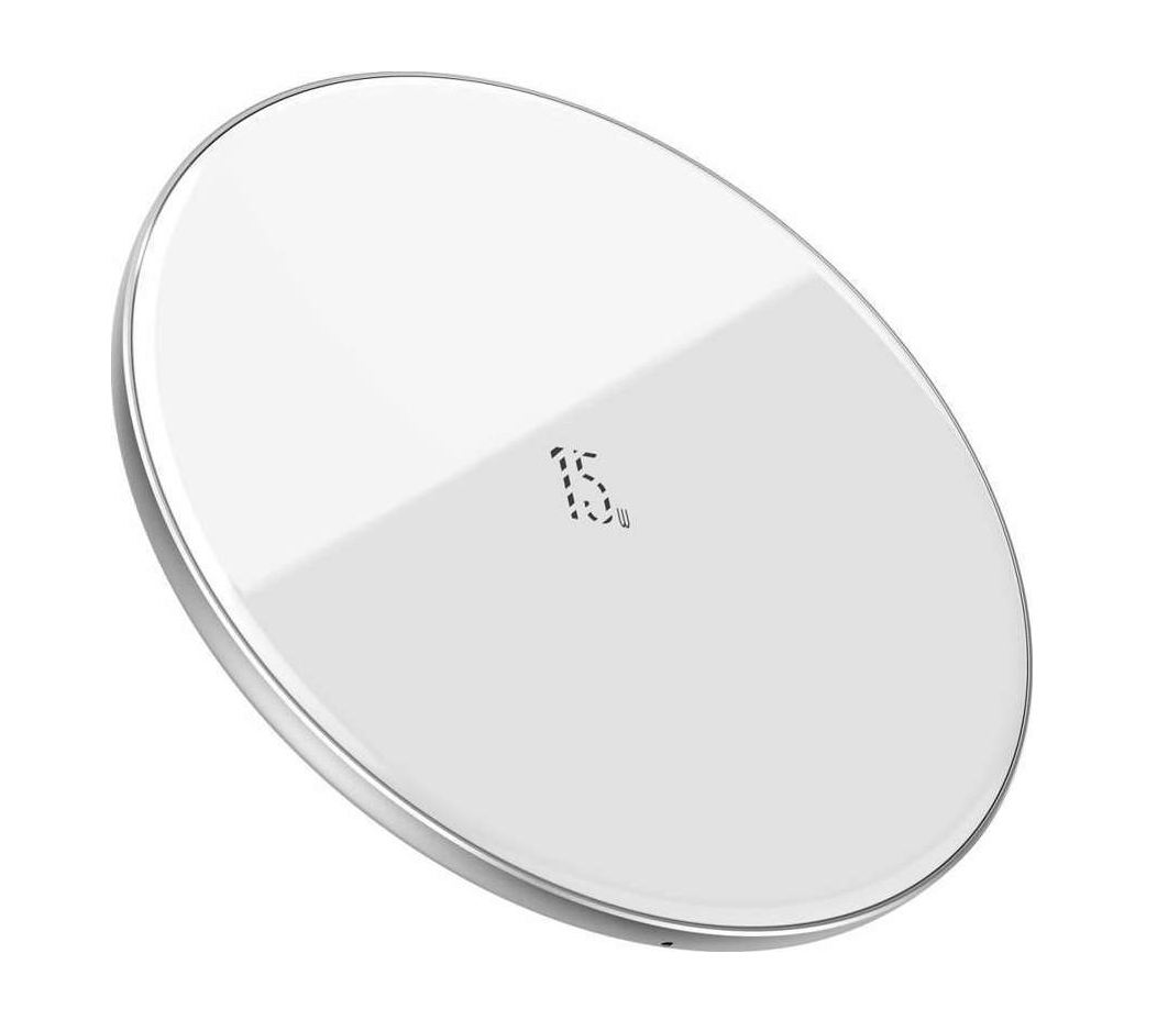 Baseus Wireless Charging Pad (Qi) (Simple 15W) WXJK-B02 White