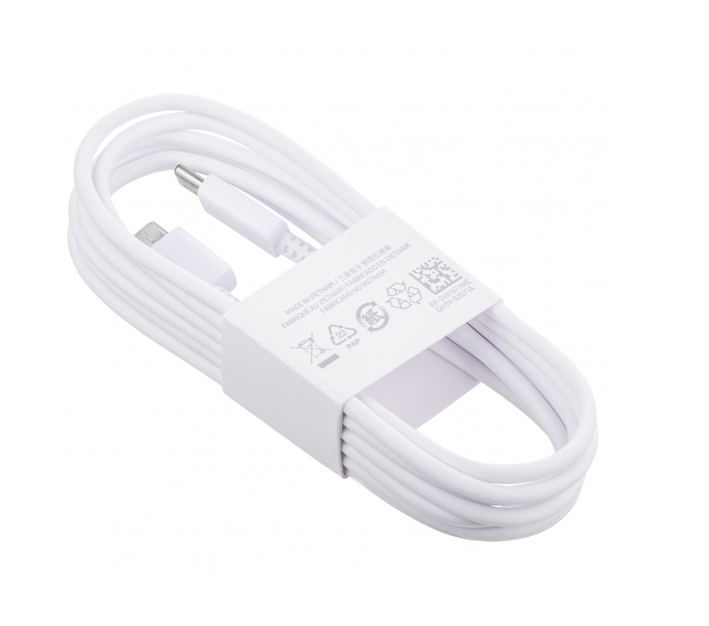 Samsung Type C to Type C Cable 25W 1.8m EP-DW767JWE White Bulk