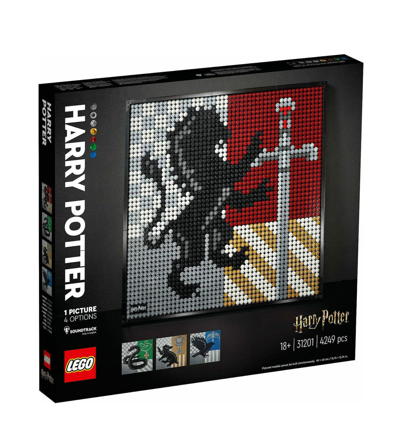 Lego Art Harry Potter: Hogwarts Crests 31201