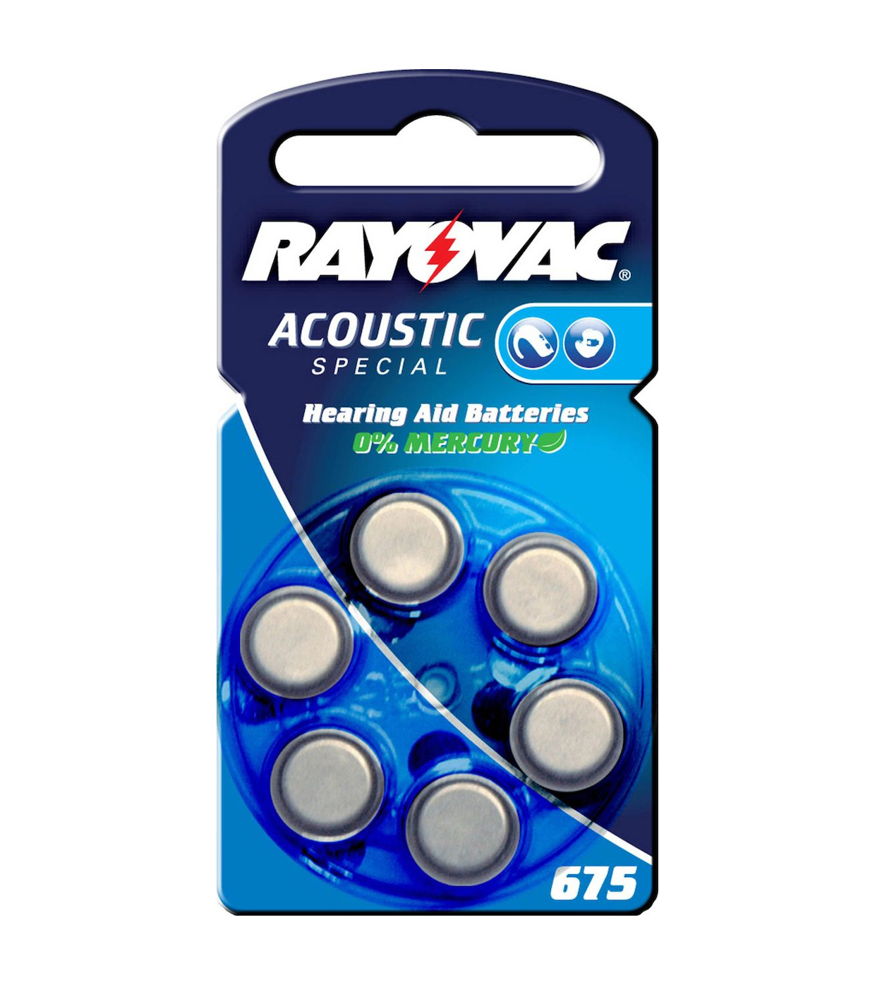 Rayovac Acoustic Special Μπαταρίες Ακουστικών Βαρηκοΐας 675/PR44 1.45V 6τμχ