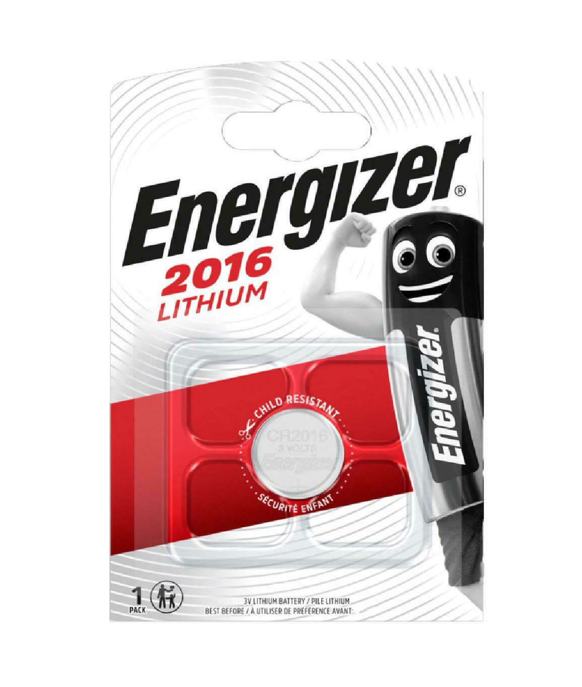 Energizer Μπαταρία Λιθίου Ρολογιών CR2016 3V 1τμχ