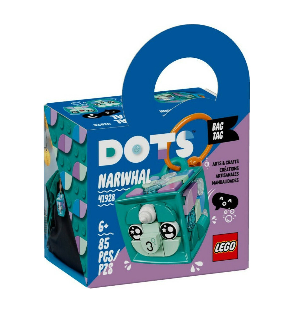 Lego Dots: Bag Tag Narwhal 41928