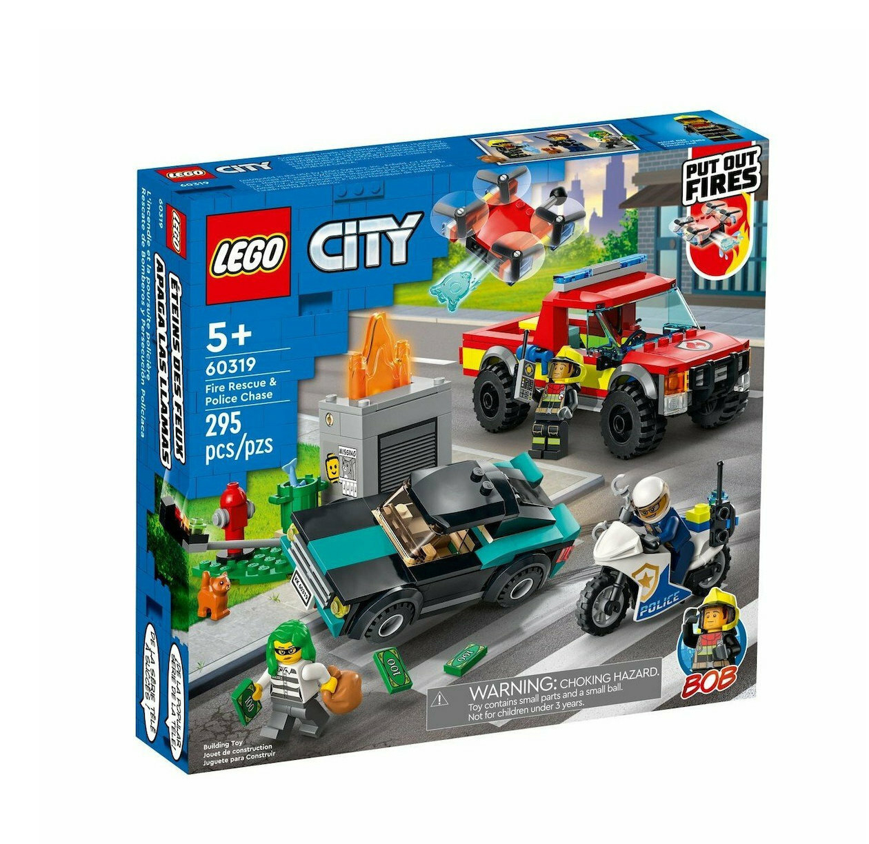 Lego City: Fire Rescue Police Chase 60319