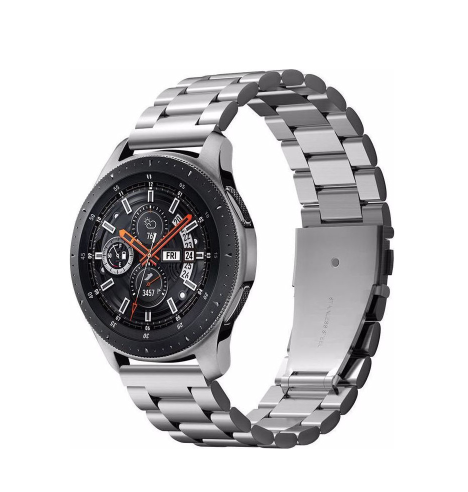 Spigen Modern Fit Λουράκι Μεταλλικό Galaxy Watch 46mm / Gear S3 Silver 600WB24981