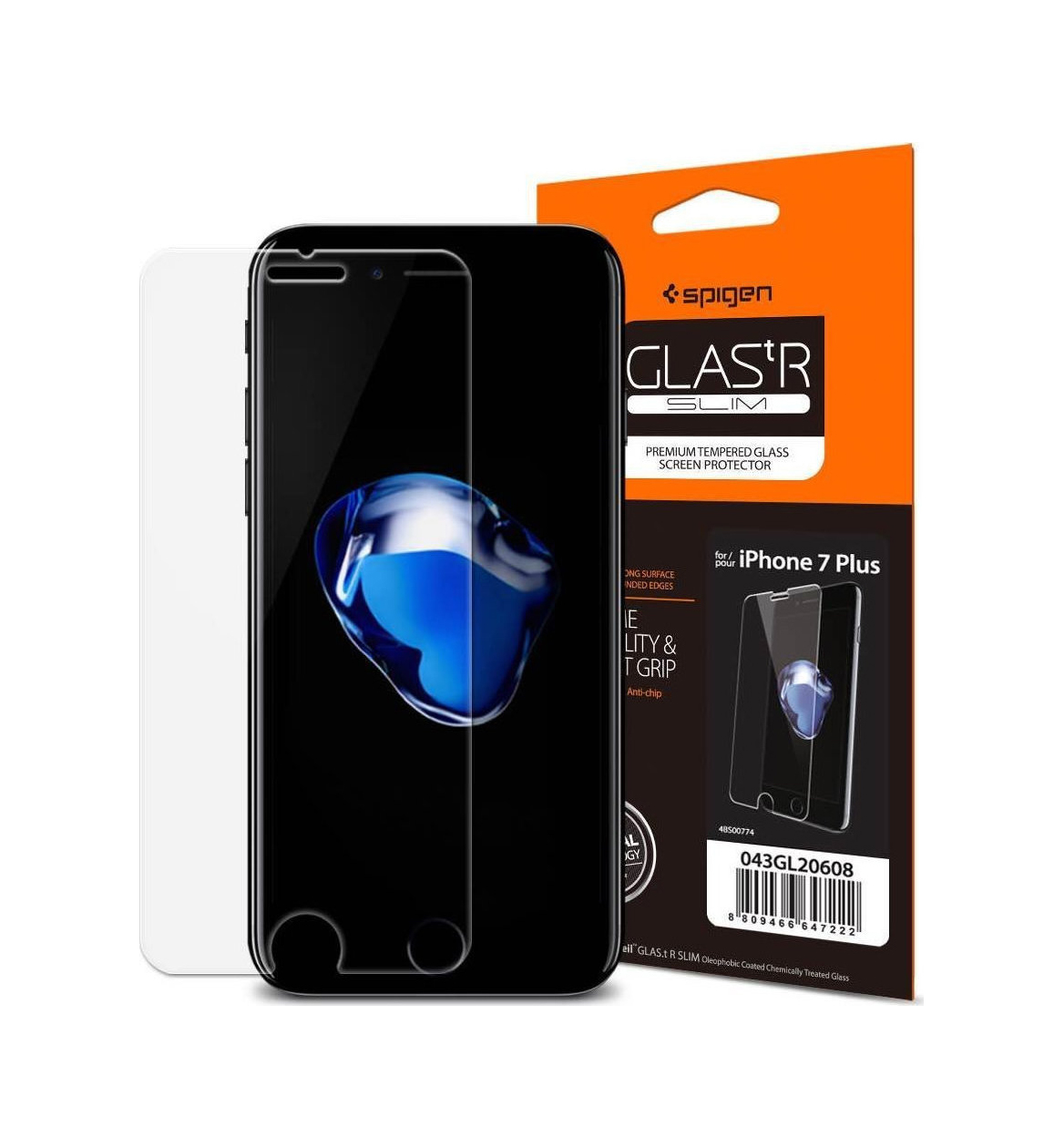 Spigen Glas.tr Slim Tempered Glass 1τμχ iPhone 8 Plus / 7 Plus 043GL20608