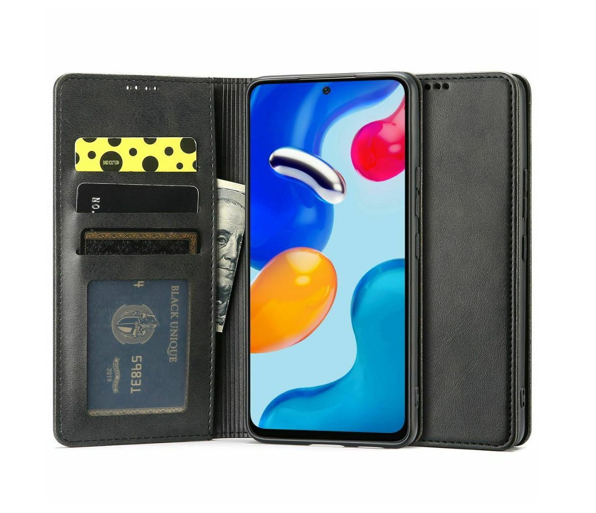 Tech-Protect Magnet Wallet Δερματίνης Redmi Note 11 / 11S Black
