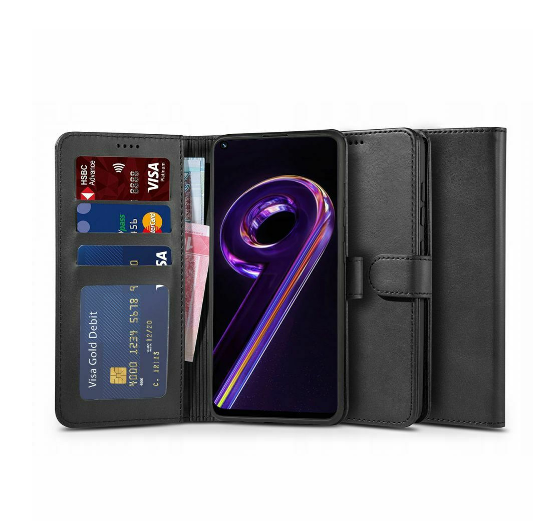 Tech-Protect Wallet Δερματίνης Realme 9 Pro Black
