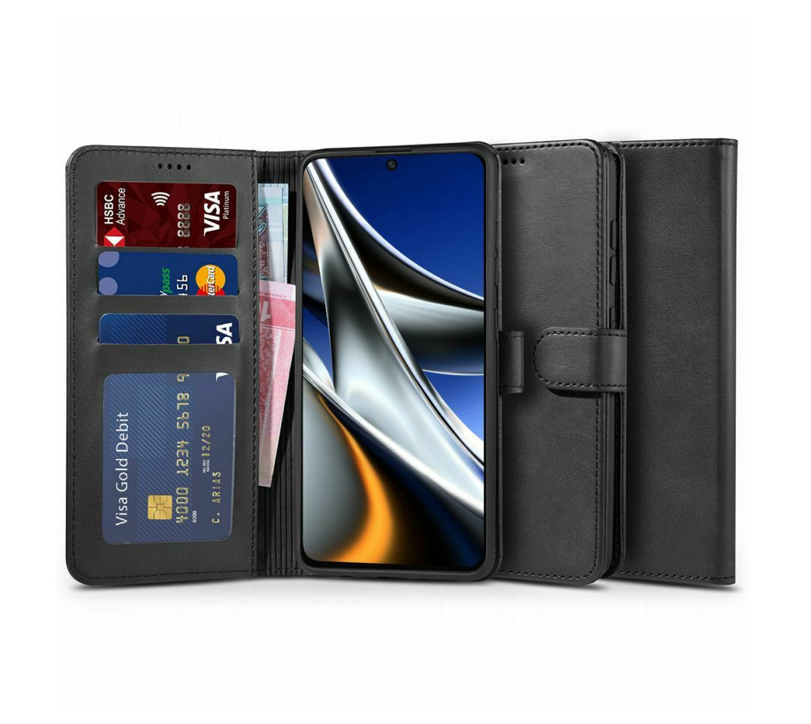 Tech-Protect Wallet Δερματίνης Poco X4 Pro 5G Black