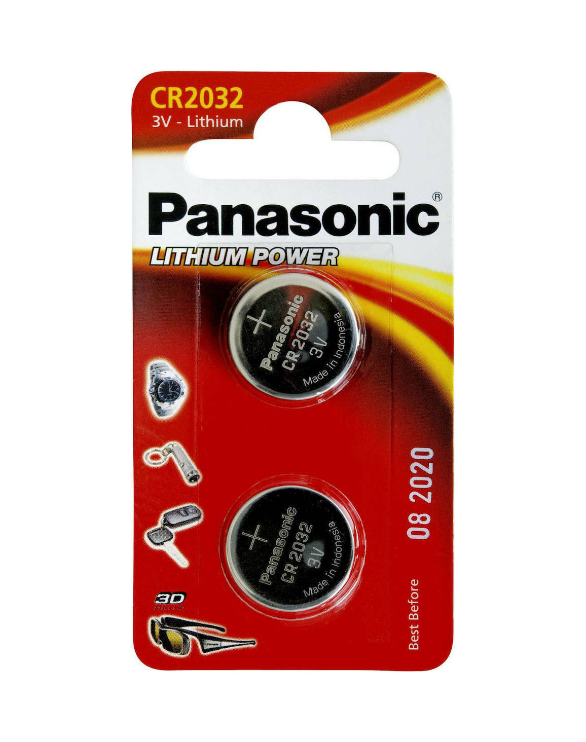 Panasonic Lithium Power Μπαταρίες Ρολογιών CR2032 3V 2τμχ