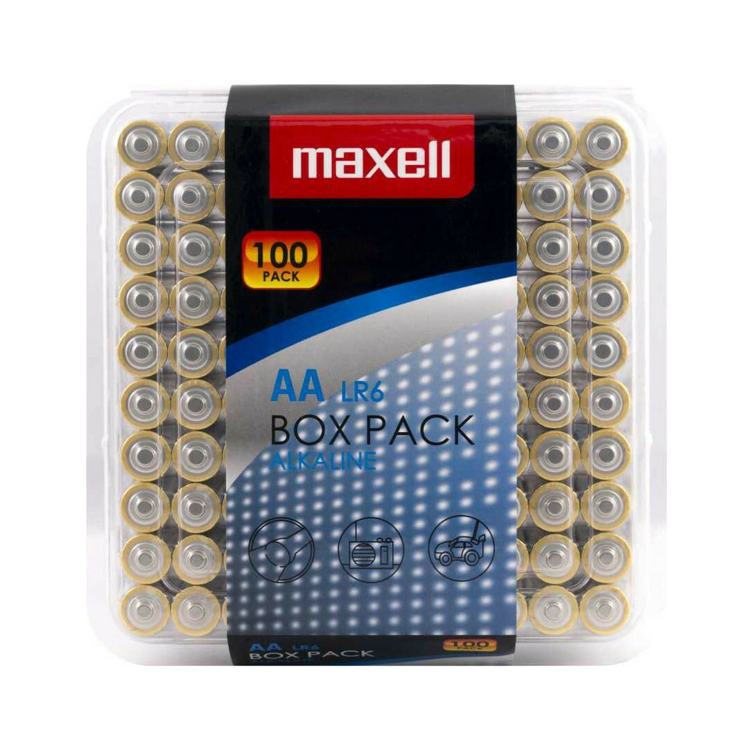 Maxell Αλκαλικές Μπαταρίες AA/LR6 1.5V 100τμχ