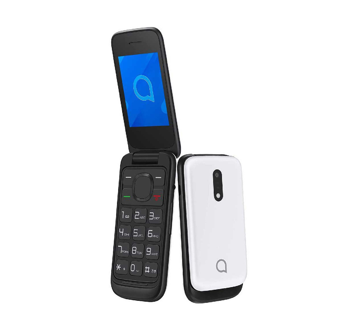Alcatel 2057D Dual SIM Κινητό με Κουμπιά (Ελληνικό Μενού) White