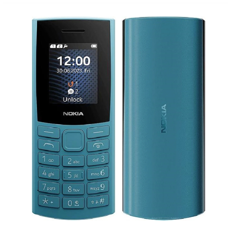 Nokia 105 4G (2023) Dual SIM Κινητό με Κουμπιά (Ελληνικό Μενού) Ocean Blue EU, 2 χρόνια εγγύηση