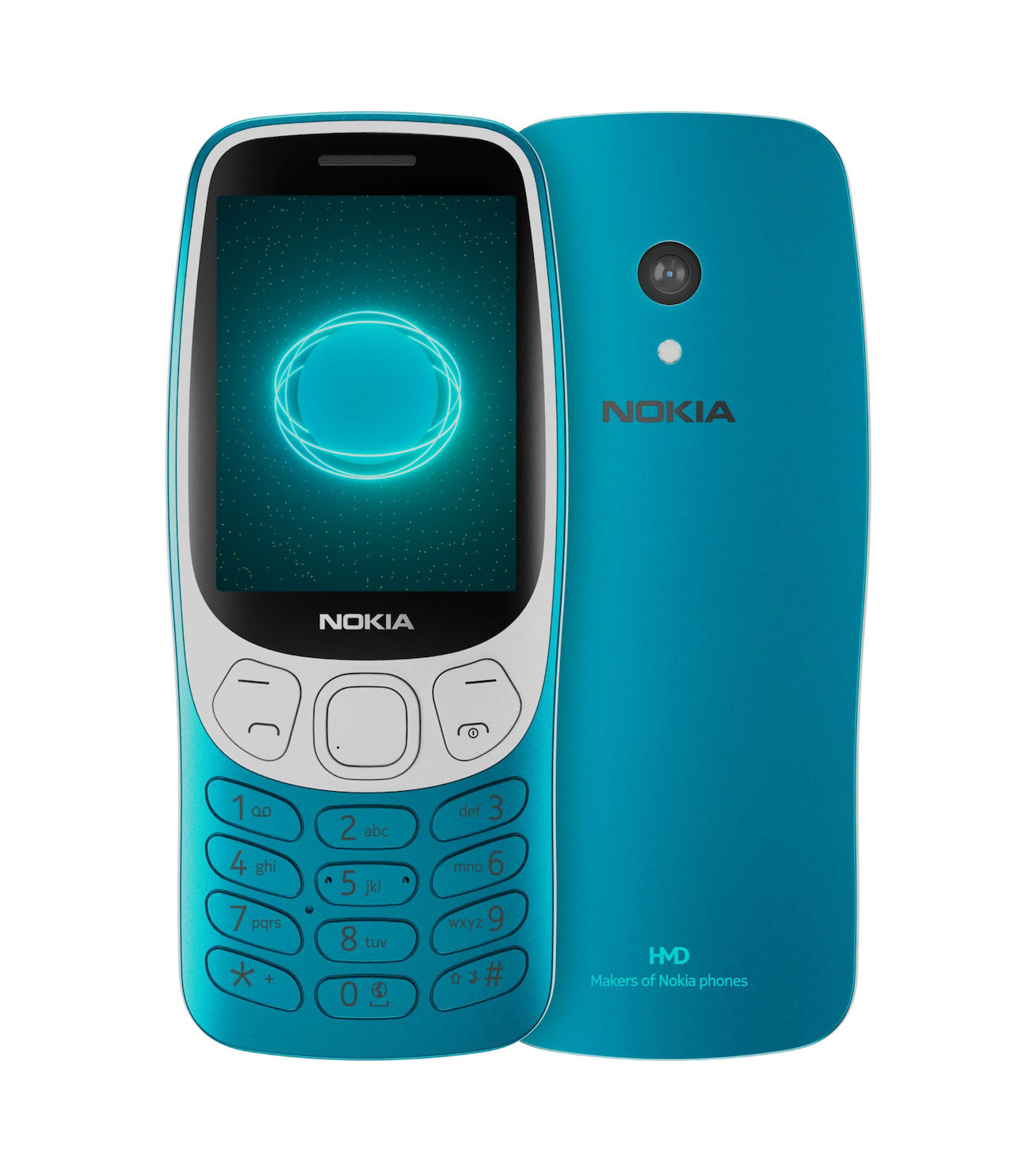 Nokia 3210 Dual SIM Κινητό με Κουμπιά (Ελληνικό Μενού) Scuba Blue EU, 2 χρόνια εγγύηση