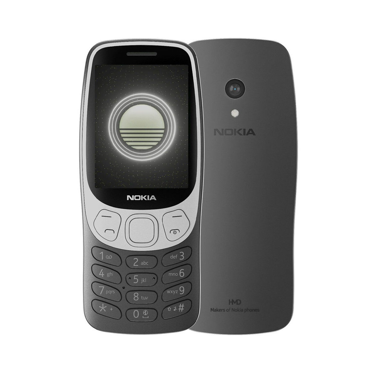 Nokia 3210 Dual SIM Κινητό με Κουμπιά (Ελληνικό Μενού) Grunge Black EU, 2 χρόνια εγγύηση