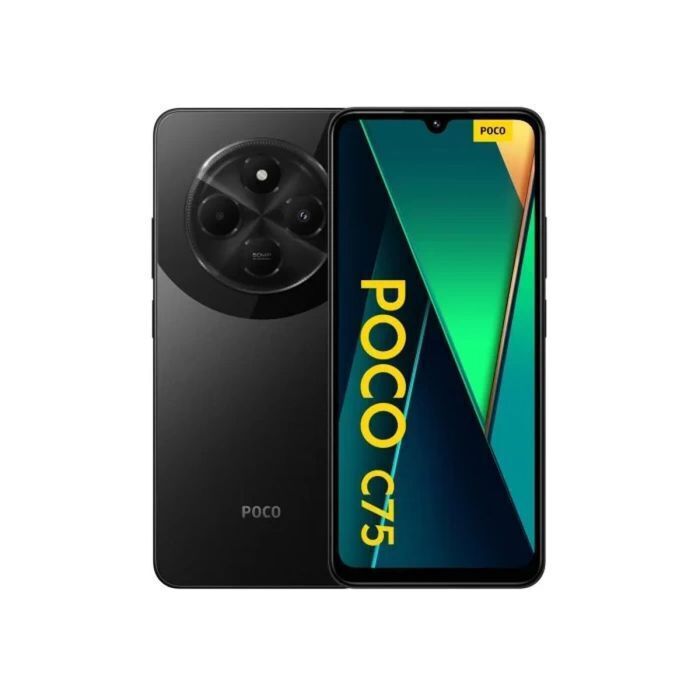 Xiaomi Poco C75 4G NFC Dual SIM (6GB/128GB) Black, 2 χρόνια εγγύηση (Δώρο Tempered Glass)