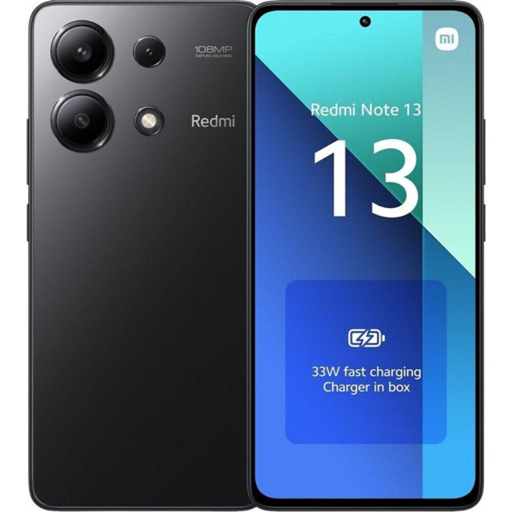 Xiaomi Redmi Note 13 4G NFC Dual SIM (8GB/256GB) Midnight Black EU, 2 χρόνια εγγύηση (Δώρο Tempered Glass)