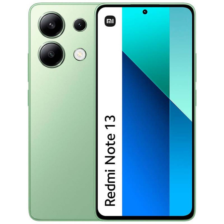 Xiaomi Redmi Note 13 4G NFC Dual SIM (8GB/256GB) Mint Green EU, 2 χρόνια εγγύηση (Δώρο Tempered Glass)