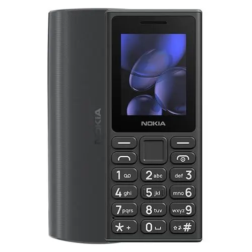 Nokia 105 (2024) Dual Sim Black-GR (Ελληνικό Μενού) 2 χρόνια εγγύηση
