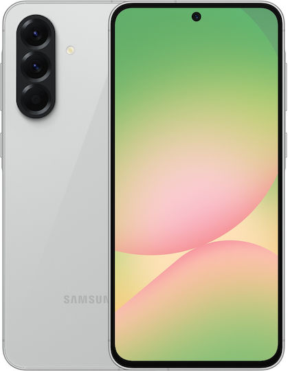 Samsung Galaxy A56 5G Dual SIM (8GB/256GB) Awesome Light Gray (Δώρο Tempered Glass)