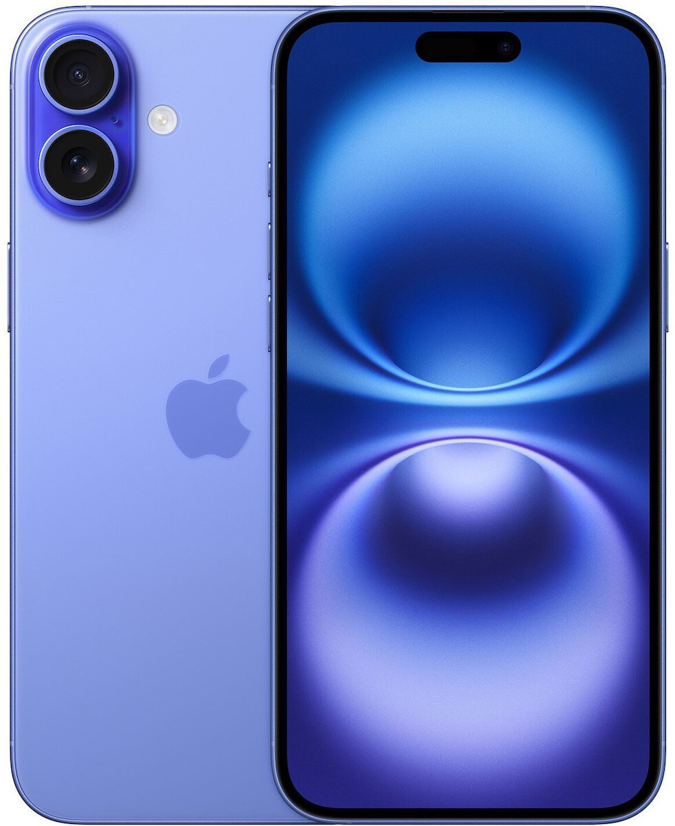 Apple iPhone 16 Plus 5G (8/128GB) Ultramarine EU (Δώρο Full Face Tempered Glass)