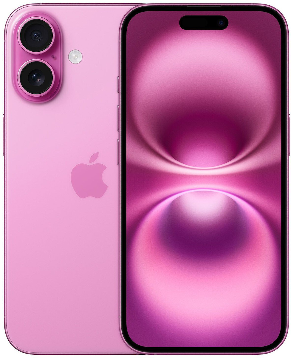 Apple iPhone 16 5G (8/128GB) Pink EU (Δώρο Full Face Tempered Glass)