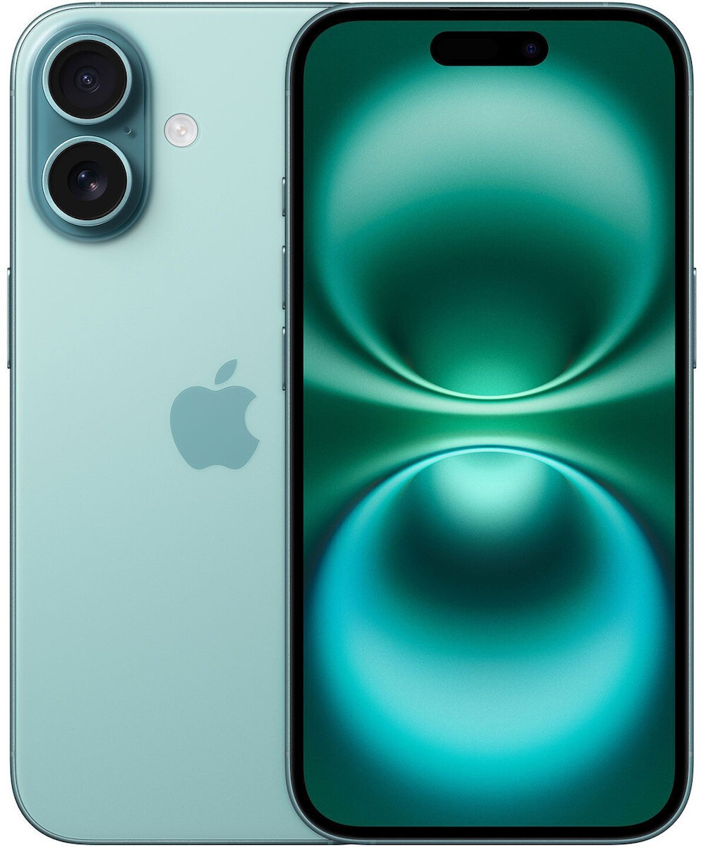 Apple iPhone 16 5G (8/128GB) Teal EU (Δώρο Full Face Tempered Glass)