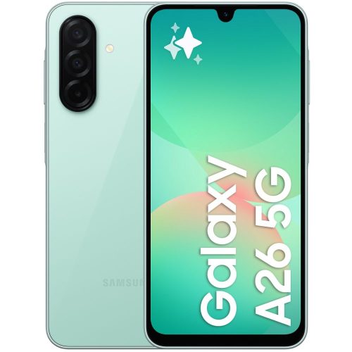 Samsung Galaxy A26 5G Dual SIM (6GB/128GB) Mint Green EU (Δώρο Tempered Glass)