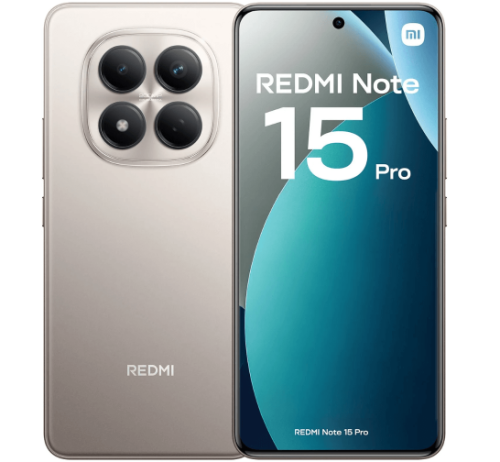Xiaomi Redmi Note 15 Pro 4G NFC Dual SIM (8/256GB) Titanium 2 χρόνια Εγγύηση