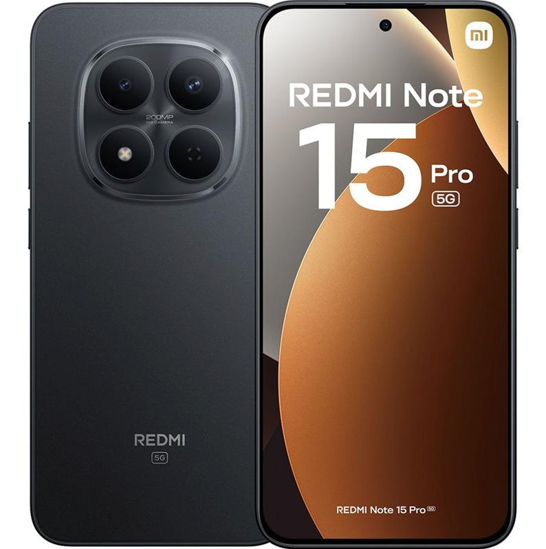Xiaomi Redmi Note 15 Pro 5G NFC Dual SIM (8/256GB) Black 2 χρόνια Εγγύηση