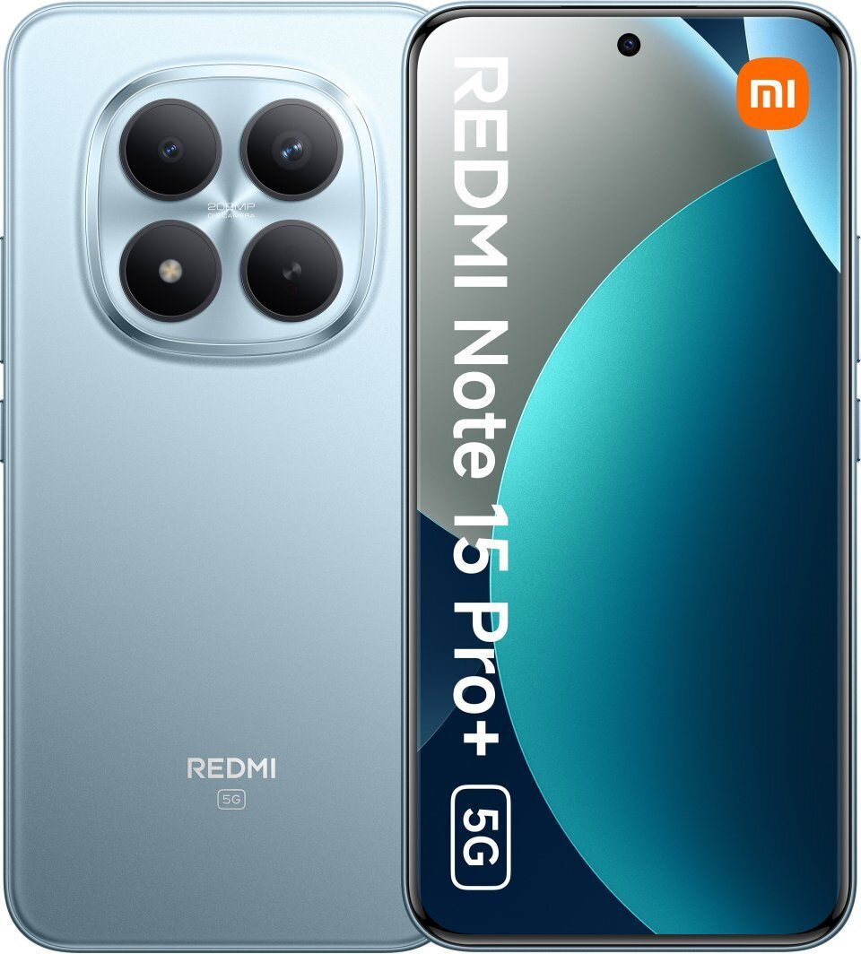 Xiaomi Redmi Note 15 Pro+ 5G NFC Dual SIM (8/256GB) Glacier Blue 2 χρόνια Εγγύηση