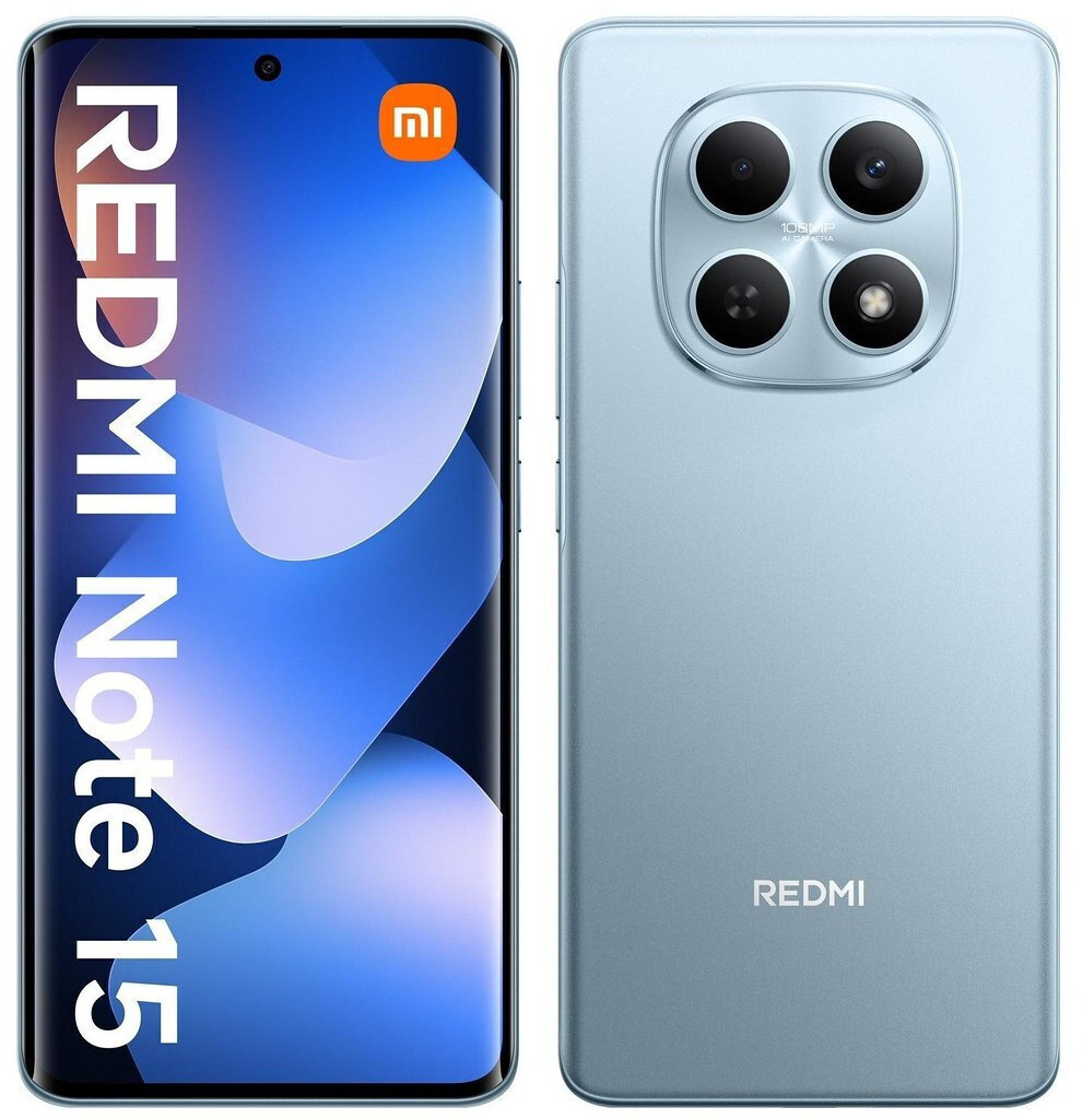 Xiaomi Redmi Note 15 5G NFC Dual SIM (8GB/256GB) Glacier Blue EU 2 χρόνια Εγγύηση