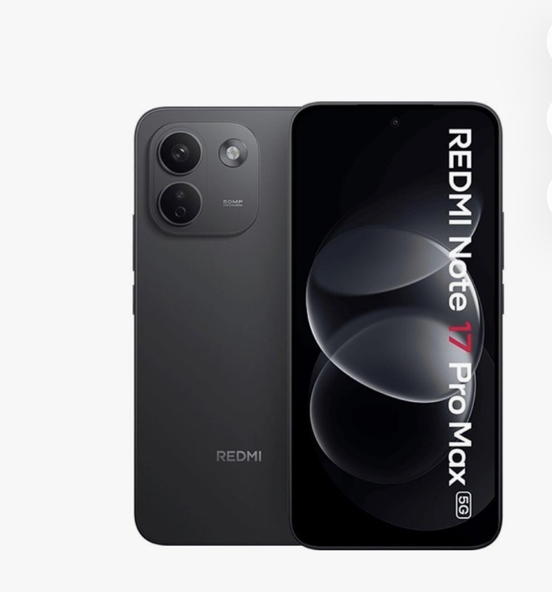 Xiaomi Redmi Note 17 Pro Max 5G NFC Dual SIM 8GB/256GB Black – EU