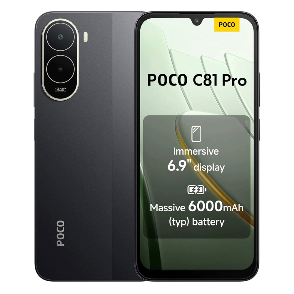 Xiaomi POCO C81 Pro 4G NFC Dual SIM 4GB/128GB Black – EU