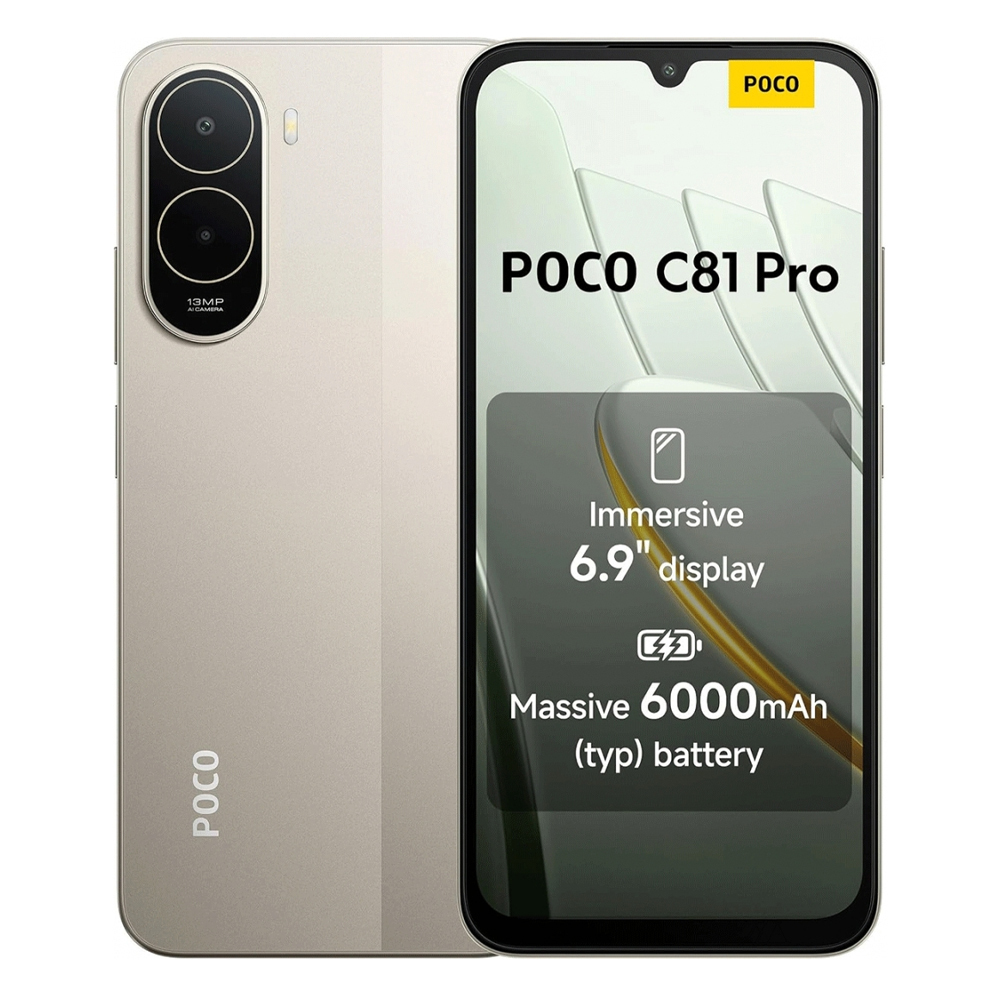 Xiaomi POCO C81 Pro 4G NFC Dual SIM 4GB/128GB Gold – EU