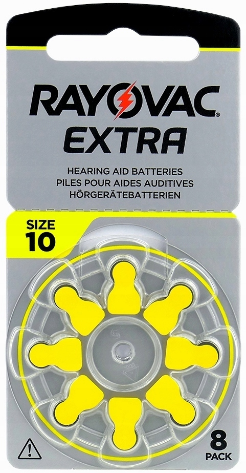 Rayovac Extra Advanced 10 1.45V Μπαταρίες Ακουστικών Βαρηκοΐας – 8τμχ