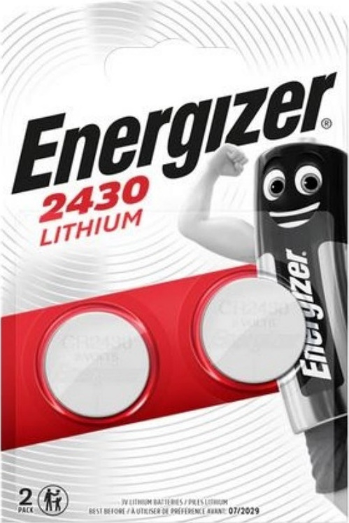 Energizer CR2430 3V Μπαταρίες Λιθίου – 2 Τεμάχια