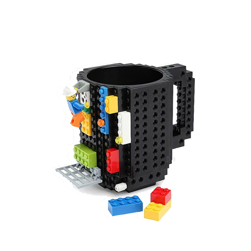 Κούπα Τύπου Lego Χρώματος Μαύρο BrickMug-Black
