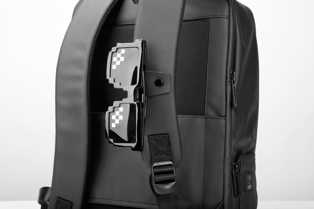 ARCTIC HUNTER τσάντα πλάτης GB00328 με θήκη laptop, USB & 3.5mm, grid - ARCTIC HUNTER 25952