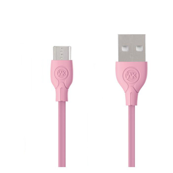 Charging Cable WK Micro Pink1m Ultra speed Pro WDC-041 1.5A - 250284