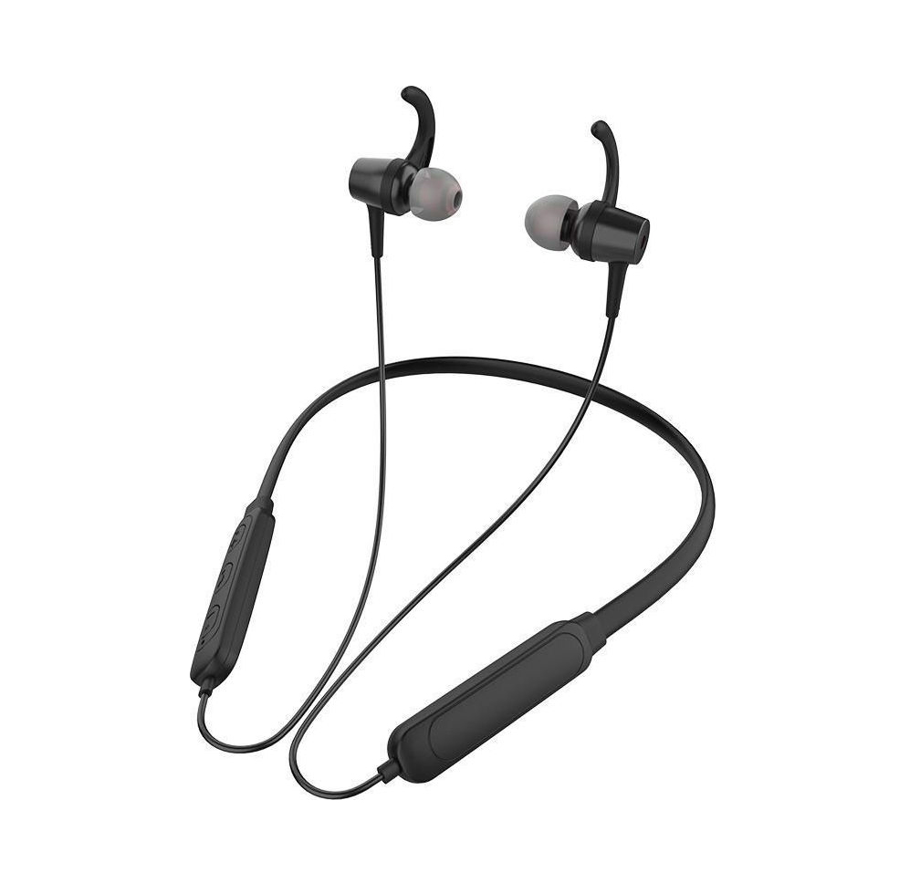 CELEBRAT Bluetooth earphones A15, με μαγνήτη, μικρόφωνο HD, μαύρα - CELEBRAT 23194