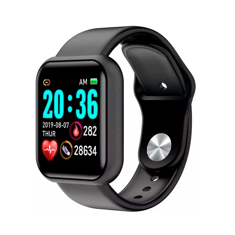 Smartwatch L18 με Μετρητή Καρδιακών Παλμών Χρώματος Μαύρο SPM - L18-Black