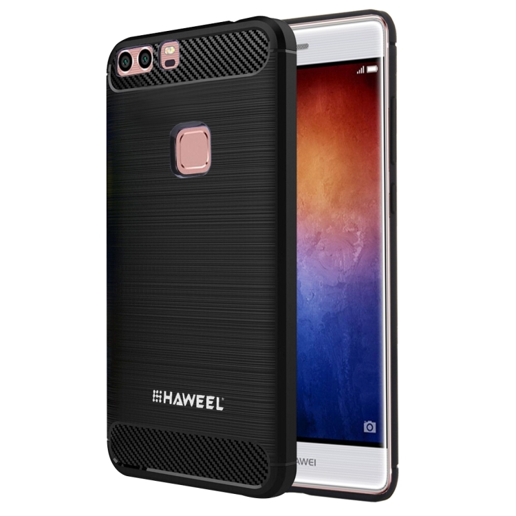 Θήκη HAWEEL Brushed Carbon Back Case για Huawei P9