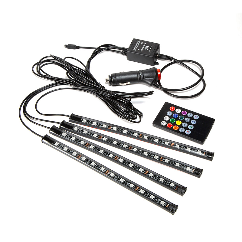 Σύστημα Εσωτερικού LED Φωτισμού Αυτοκινήτου με Τηλεχειριστήριο Technaxx TX-140 - TX-140