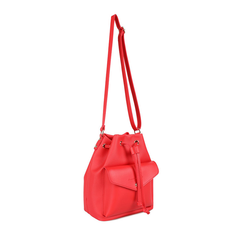 Γυναικεία Τσάντα Ώμου Χρώματος Κόκκινο Beverly Hills Polo Club 1101 668BHP0102 - 668BHP0102