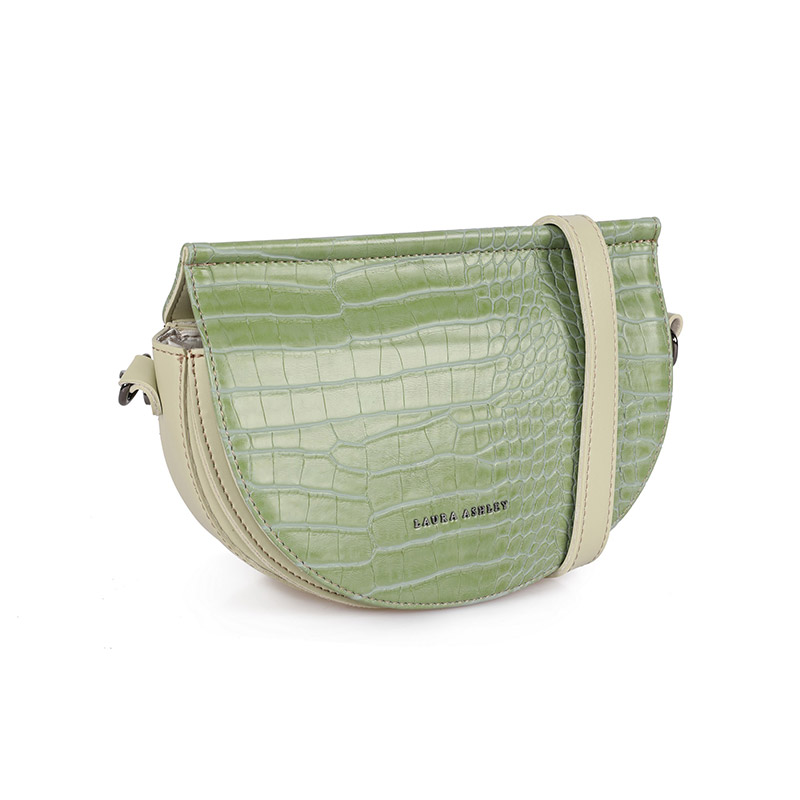 Γυναικεία Τσάντα Ώμου Χρώματος Πράσινο Laura Ashley Tarlton - Croco 651LAS1771 - 651LAS1771
