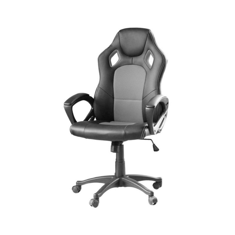 Καρέκλα Gaming Χρώματος Μαύρο - Γκρι Hoppline HOP1000870-1 - HOP1000870-1