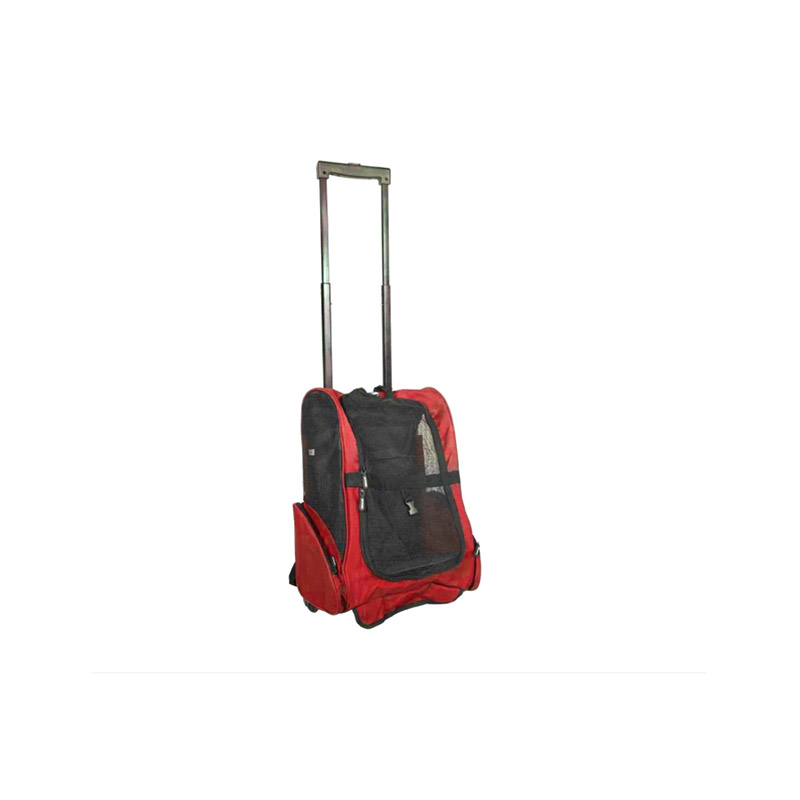 Σακίδιο Πλάτης - Τρόλεϊ για Μεταφορά Κατοικίδιων 35 x 45 x 106 cm Χρώματος Κόκκινο Hoppline HOP1001146-2 - HOP1001146-2