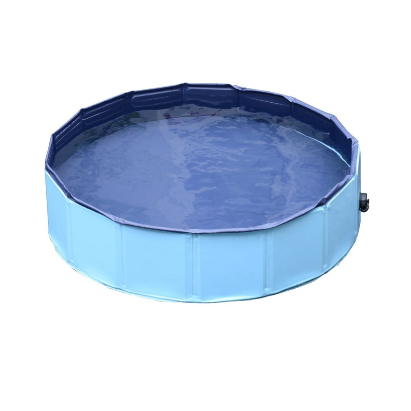 Αναδιπλούμενη Πισίνα για Κατοικίδια 120 x 30 cm Χρώματος Μπλε PawHut D01-004BU - D01-004BU